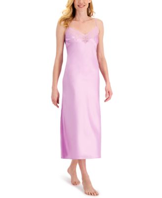 lace silk nightgown